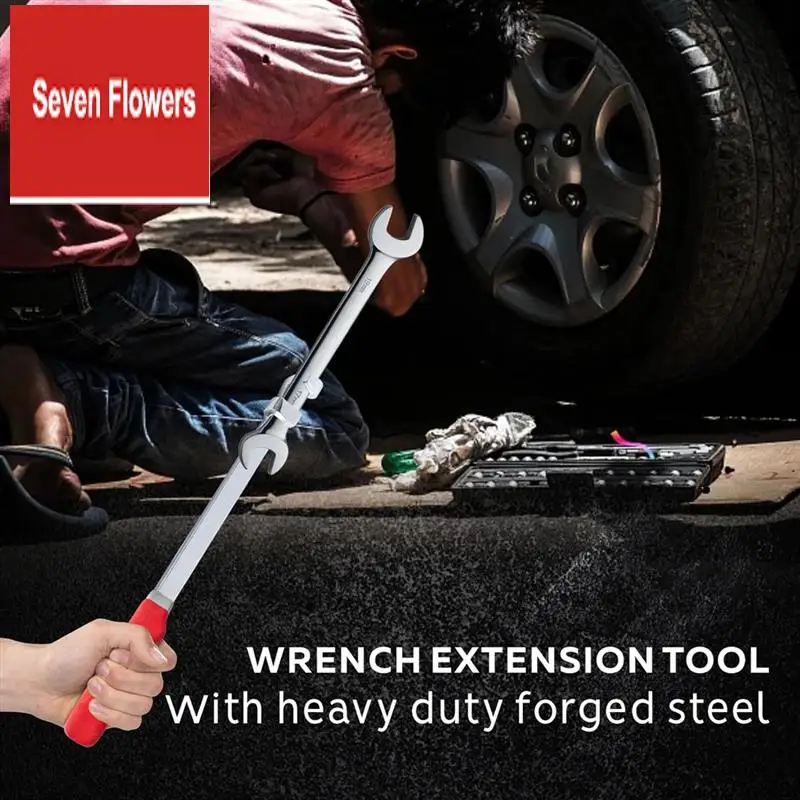 

A84Z-Wrench Extender Tool Bar,Torque Adaptor Wrench Extension,Extra-Long 15 Inch Wrench Extension For Maximum Leverage