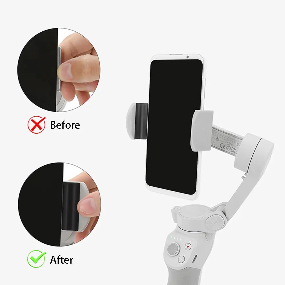 For DJI OM 5/4/SE Gimbal Magnetic Suction Convenient Quick Release Mobile Phone Clip Anti-Shake Bracket Extension Buckle