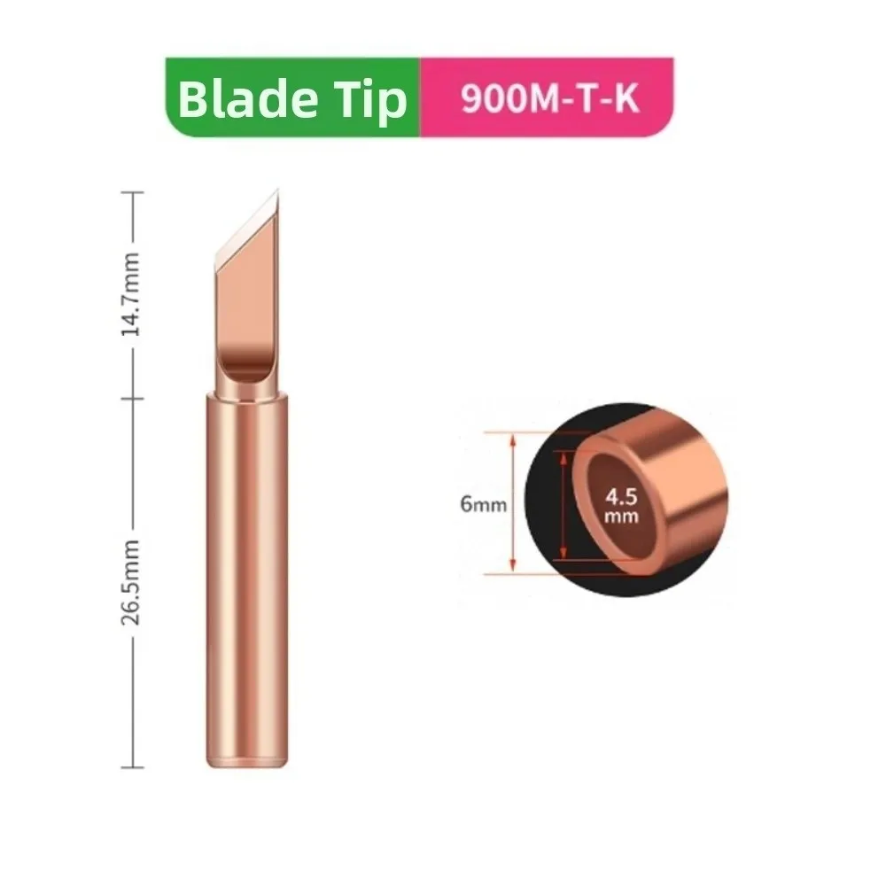 5 Pieces Set Soldering Irons Inside Hot Electric Tip Soldering Iron Head Set Pure Copper Electric Soldering Iron