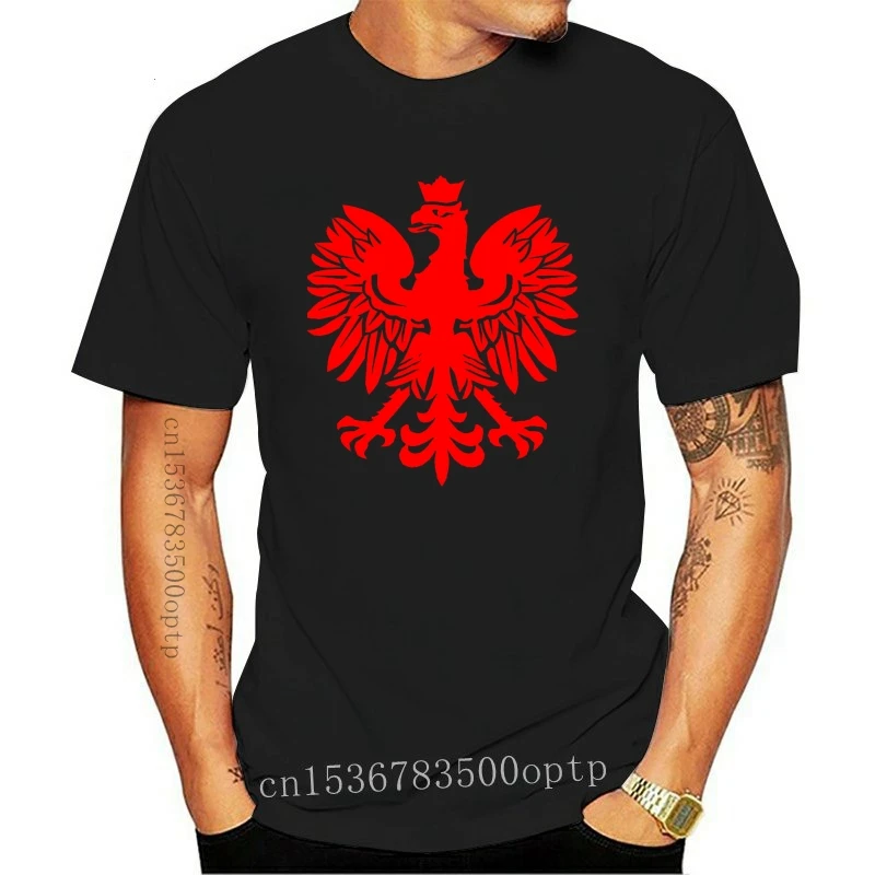 New Brand 2021 2021 T Shirt Man Cotton Polska Polish Eagle Poland Pride Retro T-shirt 2021