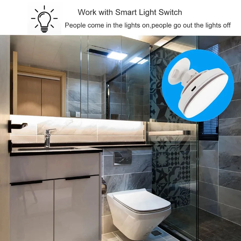 Abzz-tuya-人間の圧力センサー,wifi,サイレン付きmmwaveレーダー,モーション検出,スマートライフ,ホームオートメーション,DIY, 5v