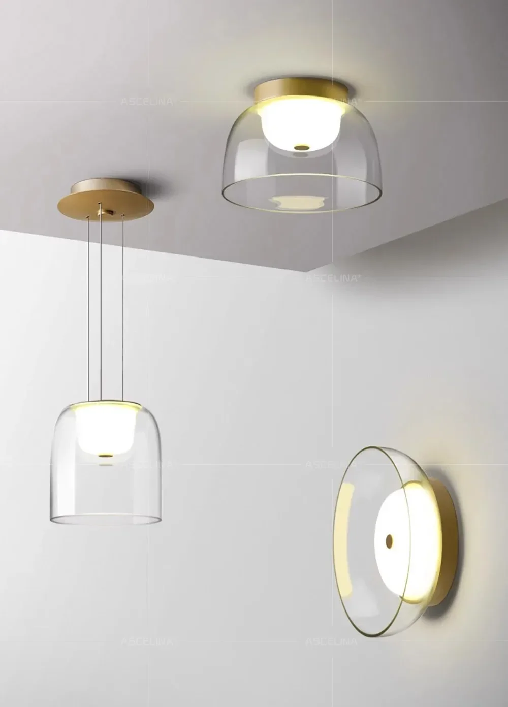 Lampe LED Suspendue en Verre au Design Nordique Post-Moderne, Luminaire Décoratif d'Nik, Idéal pour un Restaurant, une Chambre à Coucher, un Bar ou un oral et