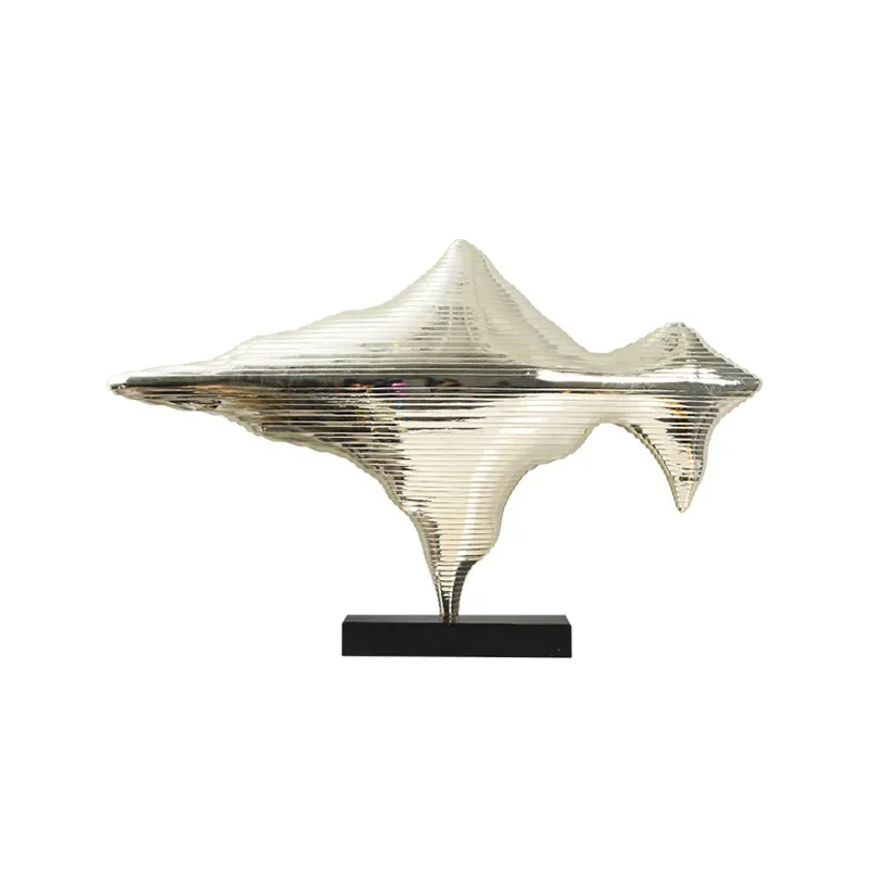 山の景色を望むアートホームデコレーション、リビングルーム、ホテル、クラブハウス、フロントデスク、ライトラグジュアリー、モダン彫刻