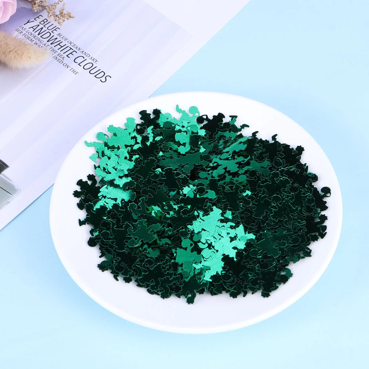 

15G Confetti High Quality Delicate Resin Pieces for Romantic Atmosphere Wedding Birthday Event Dark Cut