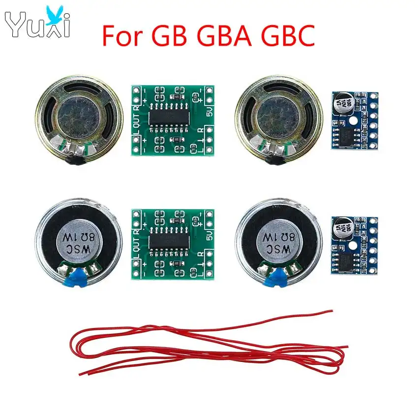 YuXi Sound Audio Amplifier Enhancement Speaker 0.5W 1W Loudspeaker & Digital Amplifier PCB Board Module for Gameboy GB GBA GBC