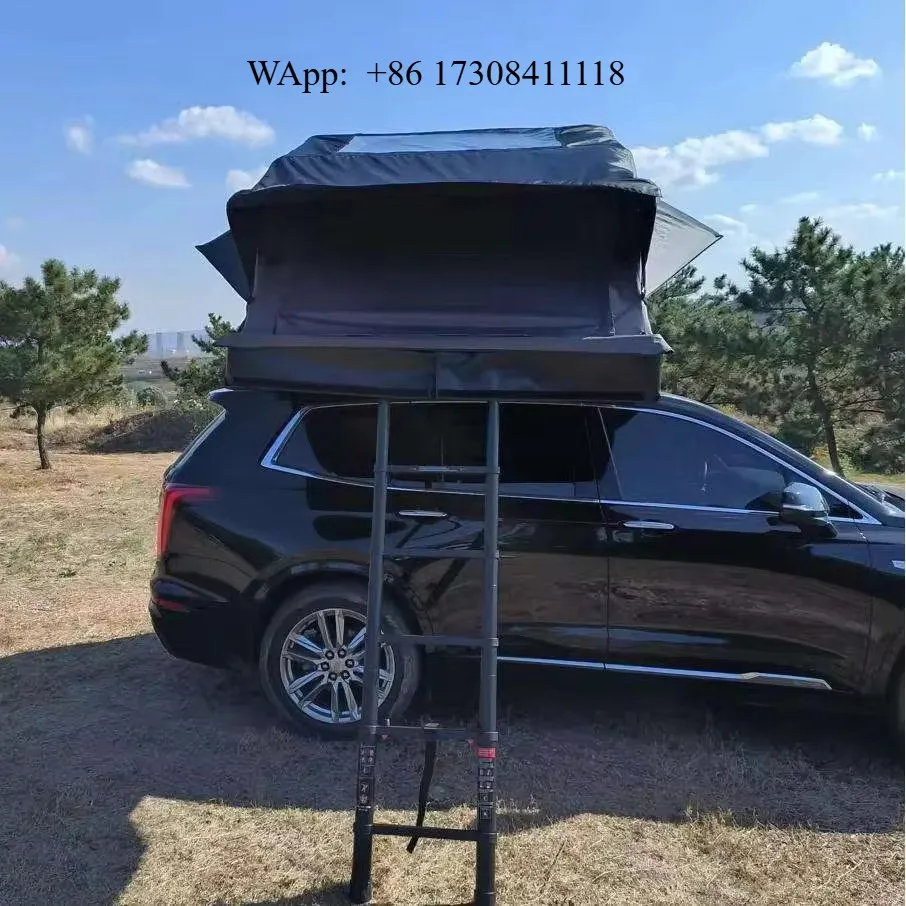 Waterproof 4WD Offroad Car Camping Roof Top Tent From Roof Tent Factory Ready to Ship with Sun Shelter