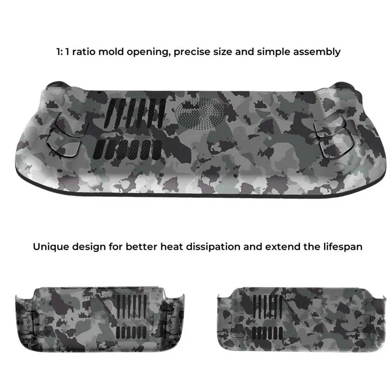 Pièces coque arrière pour pont à vapeur anti-dérapant plaque arrière transparente support de bricolage pour accessoires de pont à vapeur-A-X62A