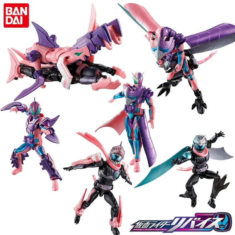 

Bandai Genuine RRF Kamen Rider Revice Anime Figure EAGLE GENOME MEGALODON GENOME Action Toys Boys Girls Gift Collectible Model