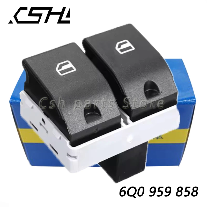 

Window lifting Control switch button Electric Window Master Switch For VW Polo 2002-2009 Seat Ibiza Cordoba 6Q0959858