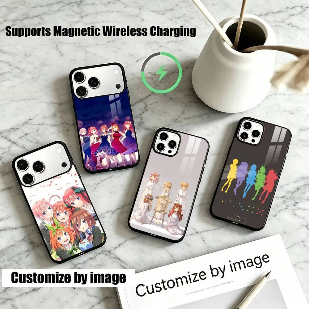 

The Quintessential Q-Quintuplets Anime Phone Case For IPhone17,16,15,14,13,12Plus,Pro Compatible With Magnetic Wireless Charging