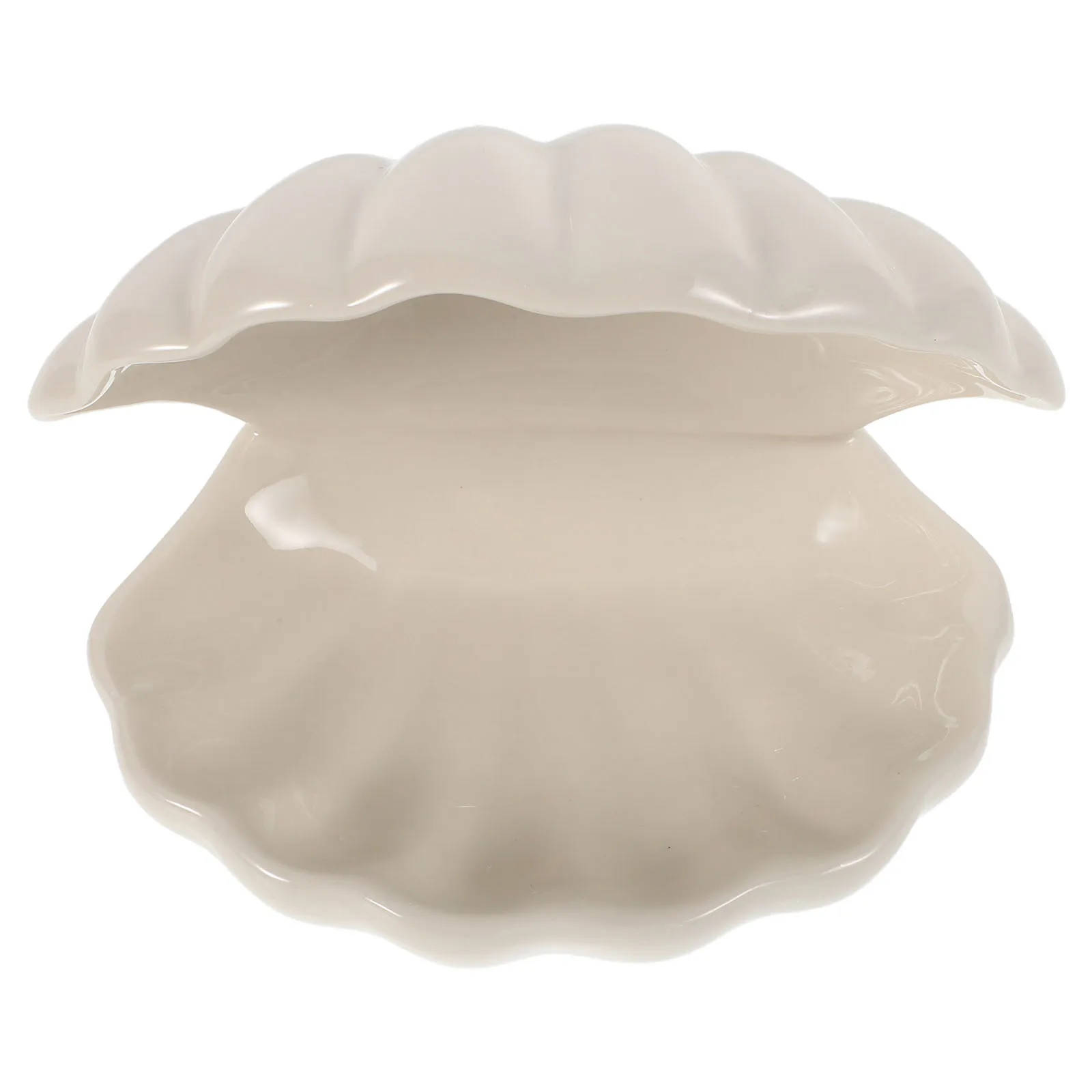 

Seashell Jewelry Box Small Ceramic Ring Holder Decorative Vanity Tray Storage Box for Bedroom Bathroom Decorative Jewelry Plate