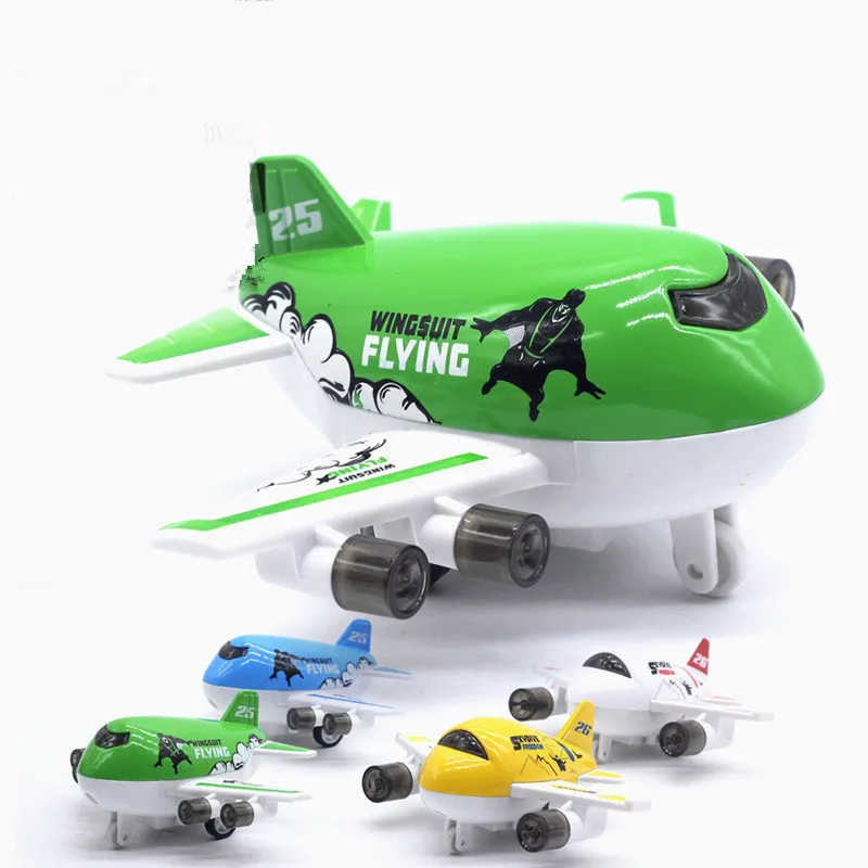 

Quality alloy pull back mini cartoon passenger aircraft model,simulation aircraft children's toy gift,new product hot sale