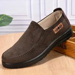 New Old Beijing Cloth Shoes Men's Shoes Breathable Men Shoes Soft Sole Anti Slip Casual  Large Size 48 Sports