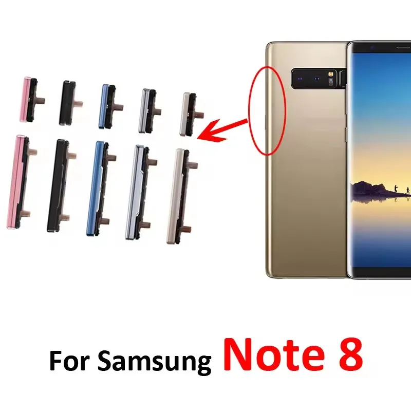 Note 8 9 Power Volume Side Button Key Replacement Part For Samsung Note8 Note9 Note10 Plus Volume Button + Power ON/OFF Repair image 3