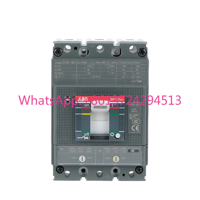 ABB ใหม่ Moduled Case Circuit Breaker MCCB XT2S160 TMD32/450 FFC 3P