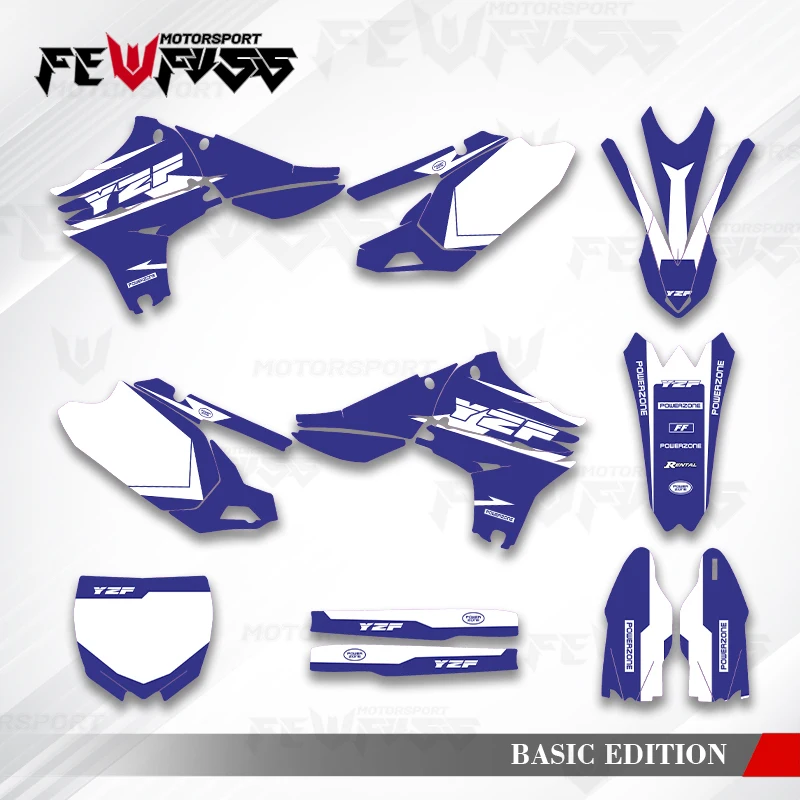 

Fewfuss графические наклейки наклейки мотоцикл фон на заказ для YAMAHA YZF 450 2010 2011 2012 2013 002