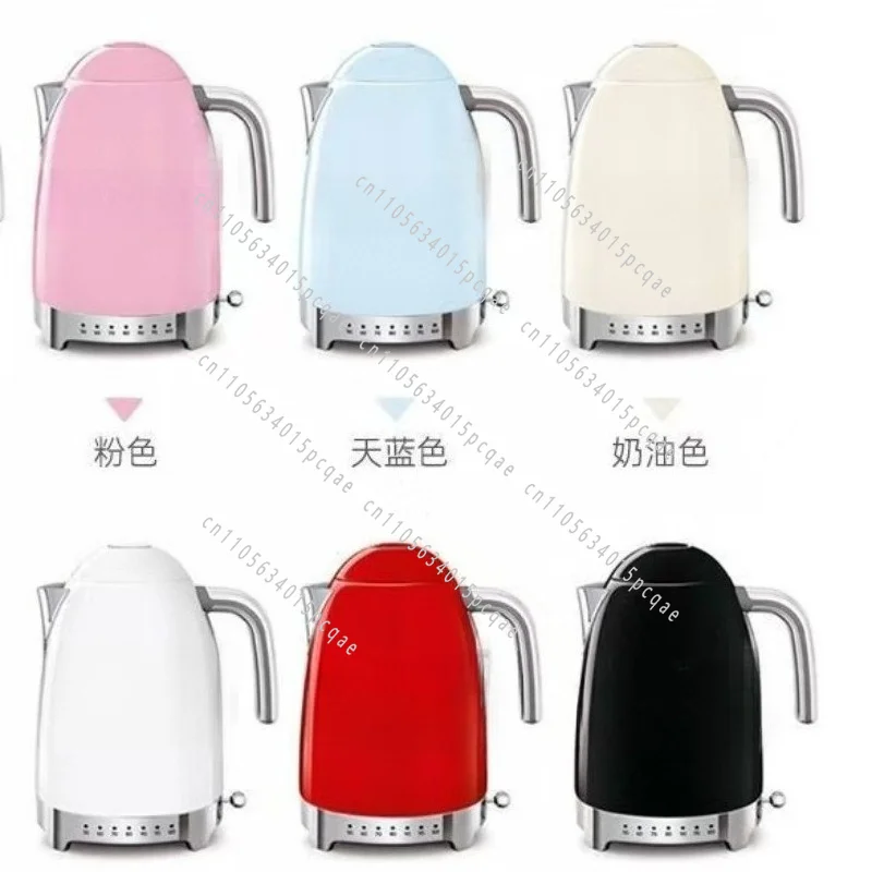 Retro Temperature Control Electric Kettle KLF04 Kettle Full Color 1.7L