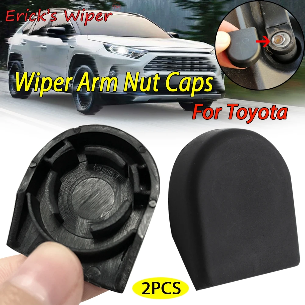 

Erick's Wiper Front Wiper Arm Nut Cover Cap Bolt For Toyota Celica Tacoma Highlander Camry Prius Sienna Matrix FJ Cruiser RAV4
