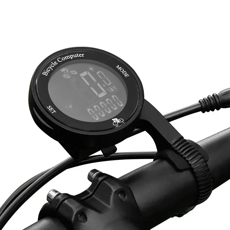 Compteur de vitesse pour vélo, 1 pièce, ordinateur de vélo de montagne, odomètre de vélo, compteur de vitesse multifonctionnel, écran sans fil