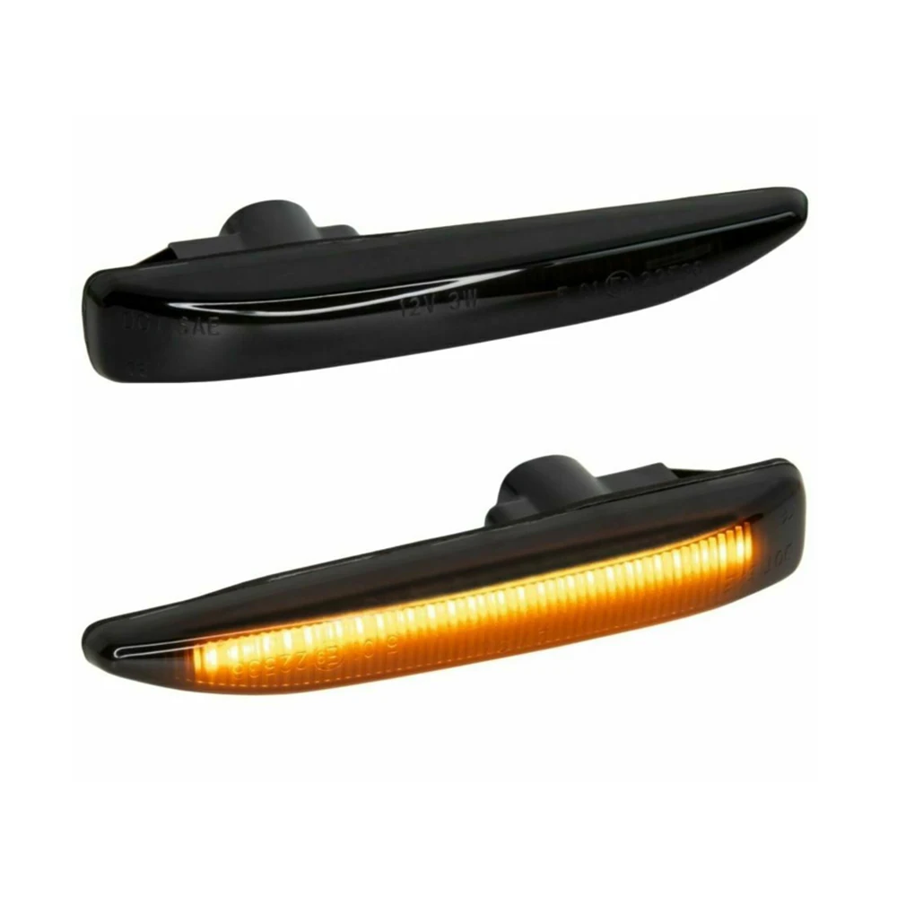 Pair for 01-08 BMW E65 E66 E67 E68 730 735 740 745 750 760 740i 750i 730Li Dynamic turn indicator lamp Side Marker Signal Light