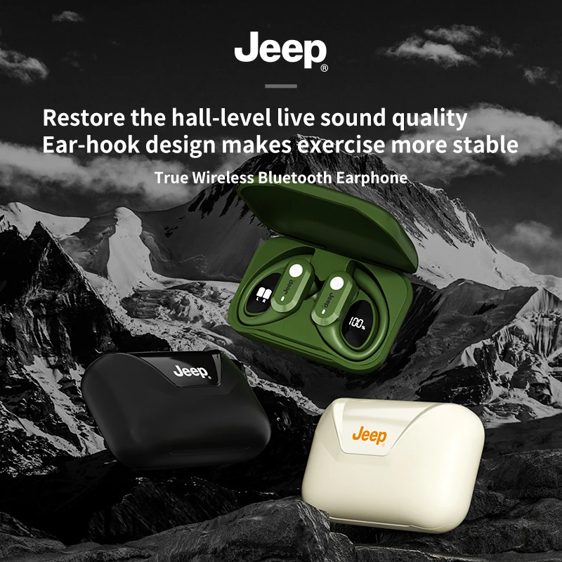 

Jeep EW129 TWS наушники с шумоподавлением игровые наушники высокое качество звука музыкальные наушники спортивная гарнитура на открытом воздухе с микрофоном