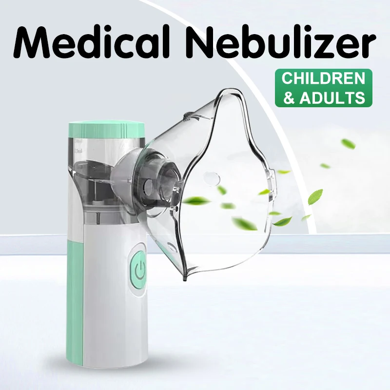 Hot Portable Inhale Nebulizer Mini Handheld Mesh Atomizer Silent Inalador Usb Autoclean Nebulizador Adult Automizer DropShipping