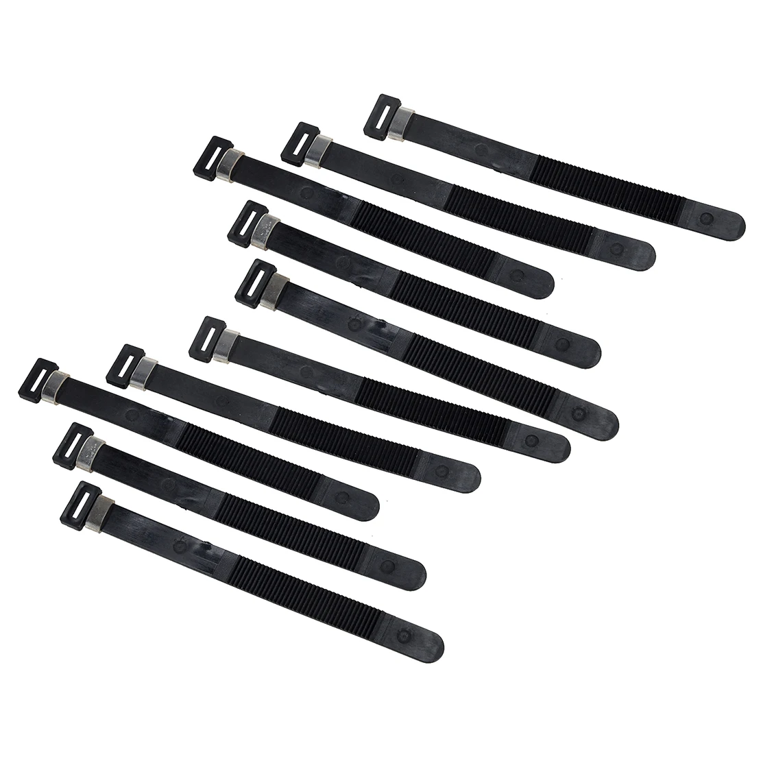 32161-404-000 09407-12402 92072-030 10Pcs Universal Motorcycle Kabelboom Zip Tie Zwart vaststelling Bedrading