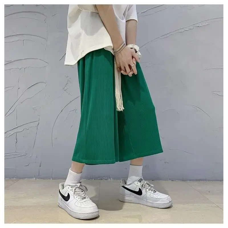 

Мужские повседневные широкие брюки из ледяного шелка больших размеров, весна-лето, модные, свободные, молодежные, удобные, для отдыха...