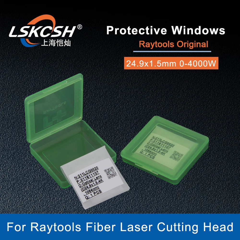 LSKCSH Raytools Original Optical Lens 27.9Dia*4.1 1064nm 211LCG0037 211LCG0020 24.9*1.5QBH Fiber Laser Windows
