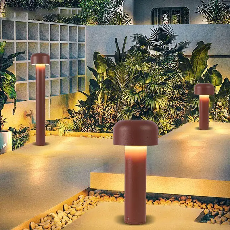 

Internet celebrity creative mushroom Nordic decoration charging atmosphere touch lawn light