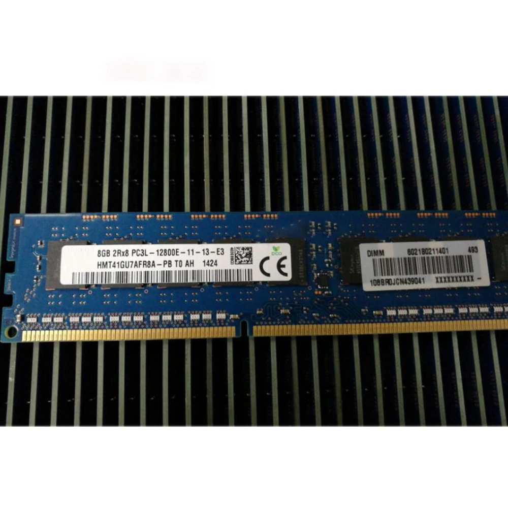 1 Uds HMT41GU7AFR8A-PB 8G 2RX8 PC3L-12800E ECC UDIMM para servidor SKhynix RAM