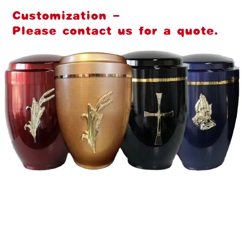 

Металлическая урна для кремации праха человека, высокое качество, custom.U002