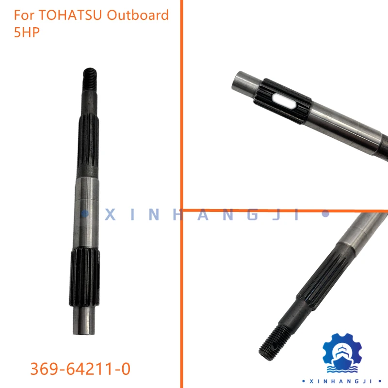 

369-64211-0 Propeller shaft For TOHATSU Outboard Motor Mercury 5HP 2T M5B M5BS HangKai 369-64211-1 369-64211