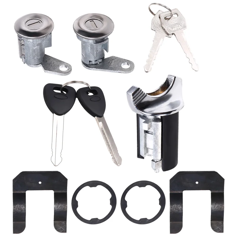 

AEE5-набор цилиндров замка зажигания автомобиля, цилиндр замка двери автомобиля, защелка с ключами для Ford F150 F250 F350 Bronco 1980-1991