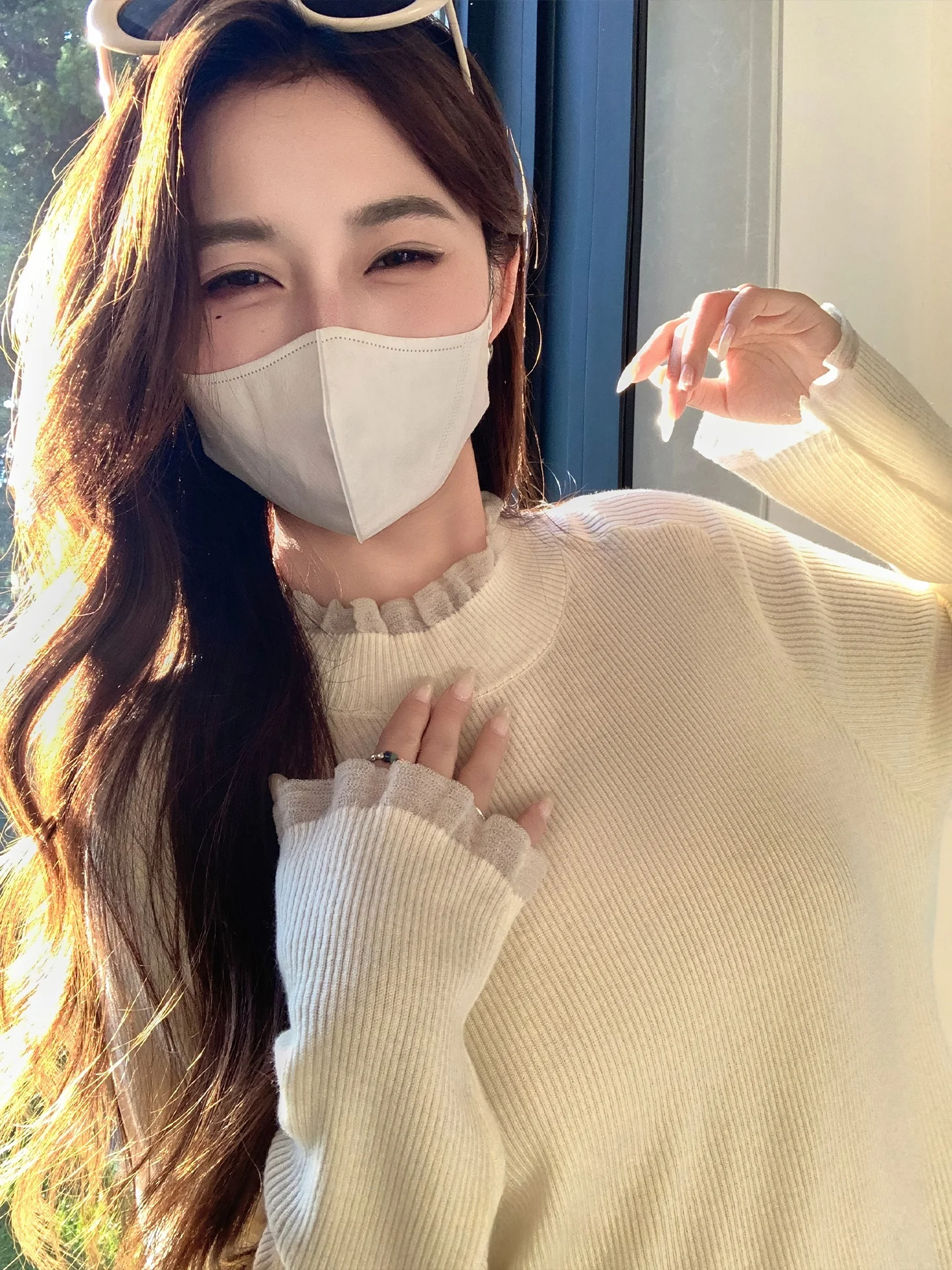 

Женская вязаная шерстяная базовая кофта больших размеров свободного кроя с высоким воротником, зимняя повседневная модная одежда больших размеров, внутренняя одежда