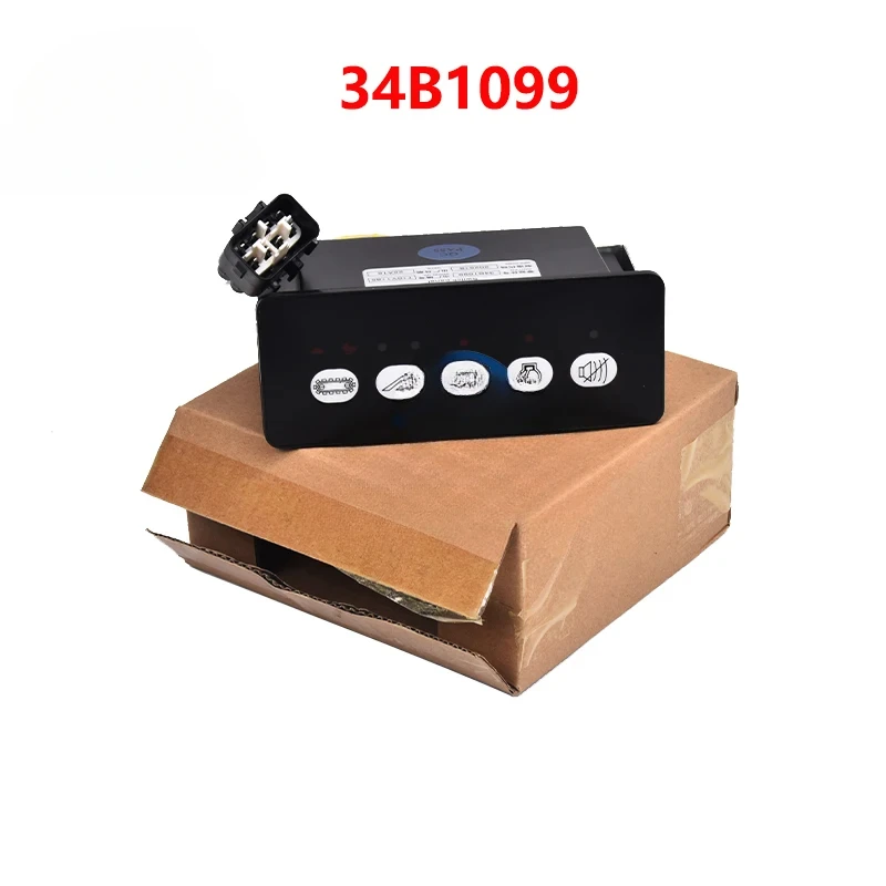 34B1099 Excavator Switch Box Tortoise Rabbit Gear Controller Panel For Liugong CLG915 920 922 923 925D Heavy Machinery Spare