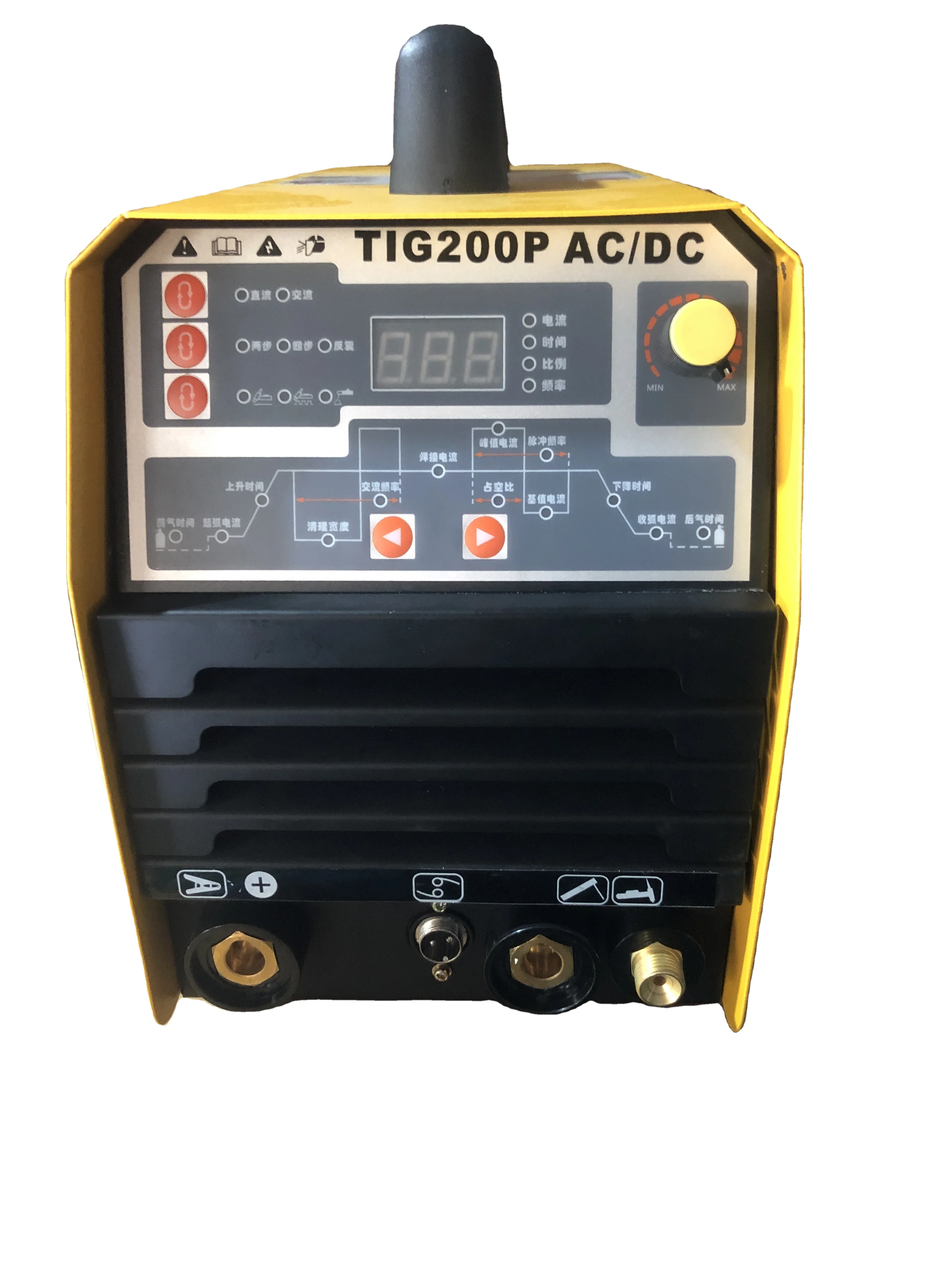 Multifunctional AC/DC TIG Inverter Welder 200P - Aluminum Pulse TIG & MMA Arc Welding Machine With 2T/4T Semi-Automatic Function