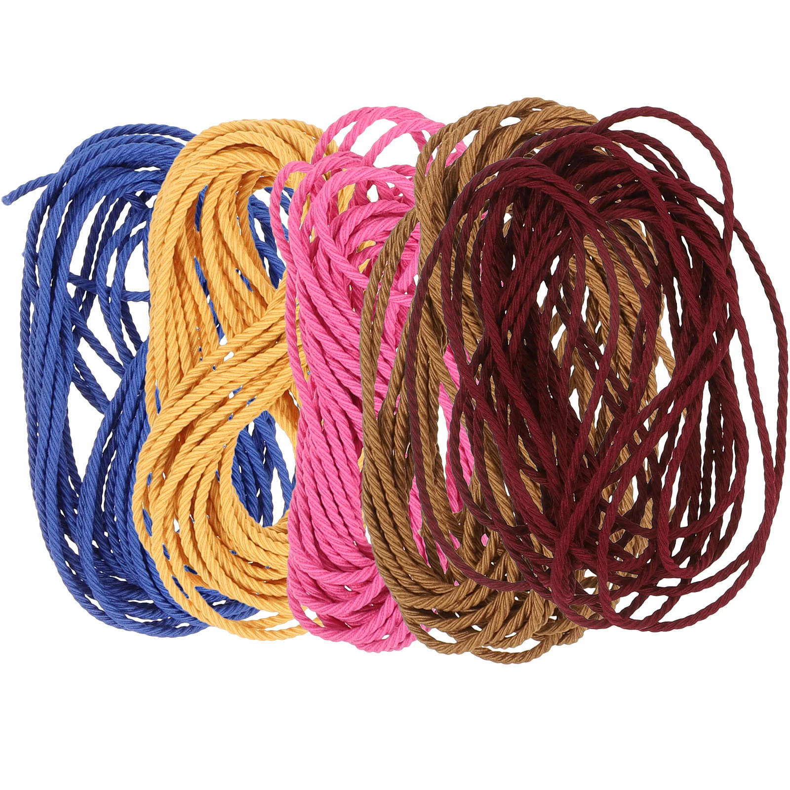 

5Pcs Elastic Cord DIY Jewelry Making Beading Thread Bracelet String 5m Wear Resistant Durable Elastic Cord Bracelet String