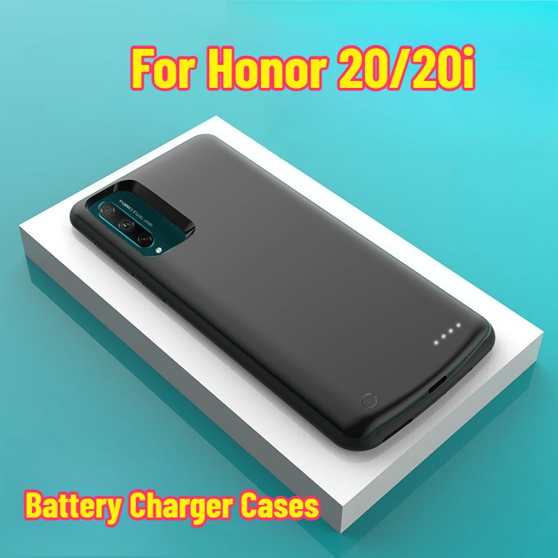 

For Honor 20/20i Lite Version Battery Case Power Bank Portable Charger Large Capacity Power Sleeve, Fast Charging
