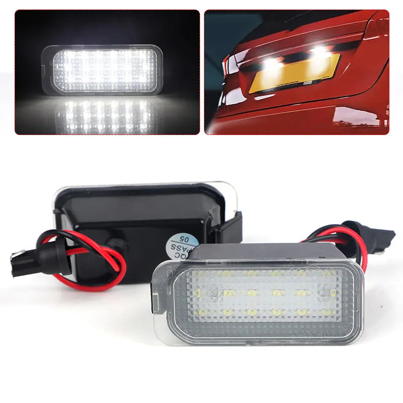 

1504964 Автомобильный 18-светодиодный фонарь номерного знака, задний фонарь дальнего света для Ford Focus MK2 MK3 MK4 Mondeo Ranger Tourneo Transit Jaguar Kuga