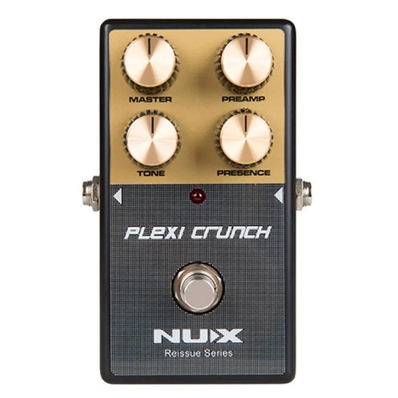 NUX Plexi Crunch Guitar Distortion Effect Pedal Classic British High Gain Distortion Tone Analog Circuit for Guitar Accessories