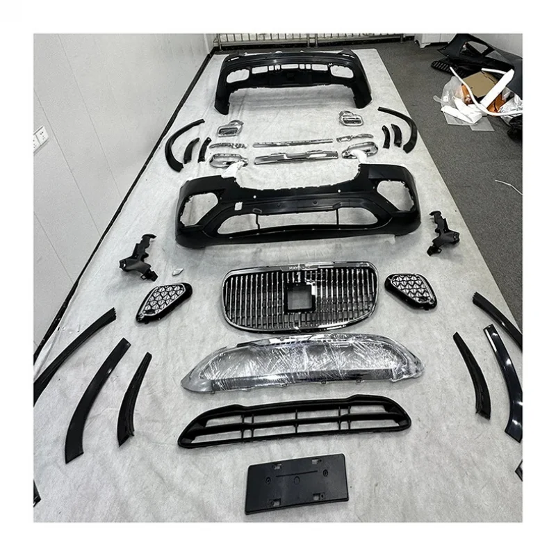 

Car Body Kit Bumper For 24 167 GLS s Front And Rear With Grille Diffuser