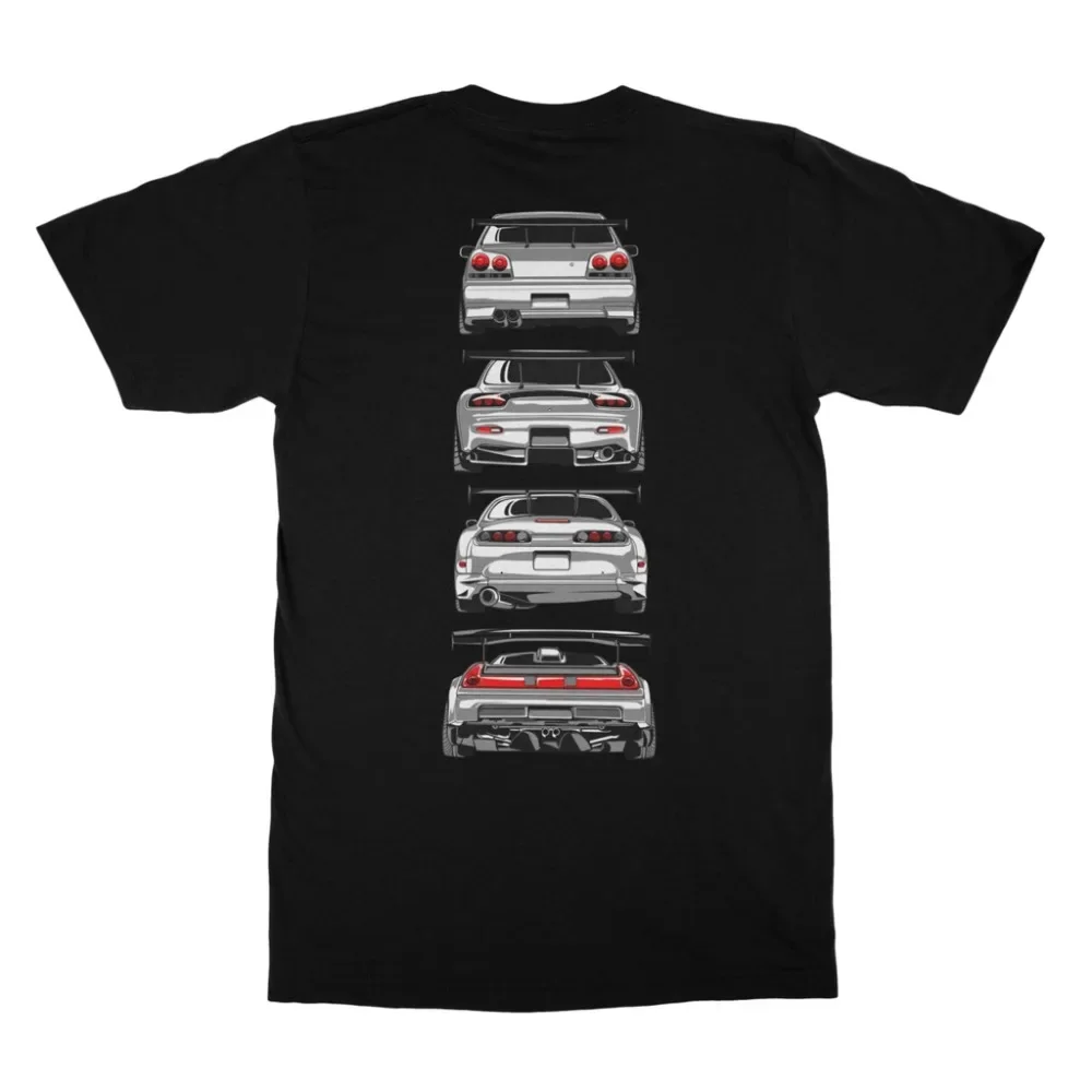 Jdm Society Japan Tuning Scene  Latest O-Neck Sunlight Men T-Shirt Blank Tee Shirts