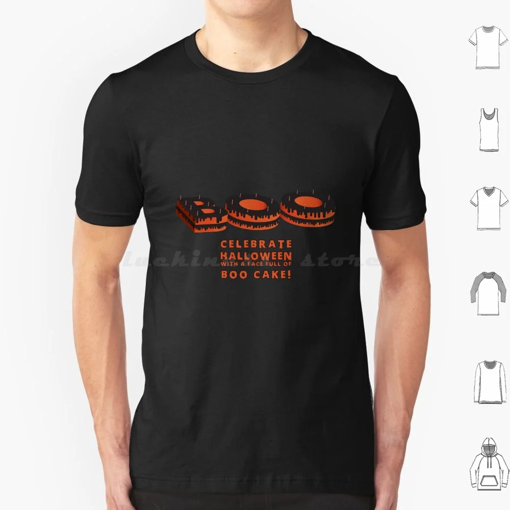 Boo-Cake [ Roufxis-] T Shirt Cotton Men Women DIY Print Boo Cake Bukkake Halloween Mature Facial Bj Multiple Men Women Girl