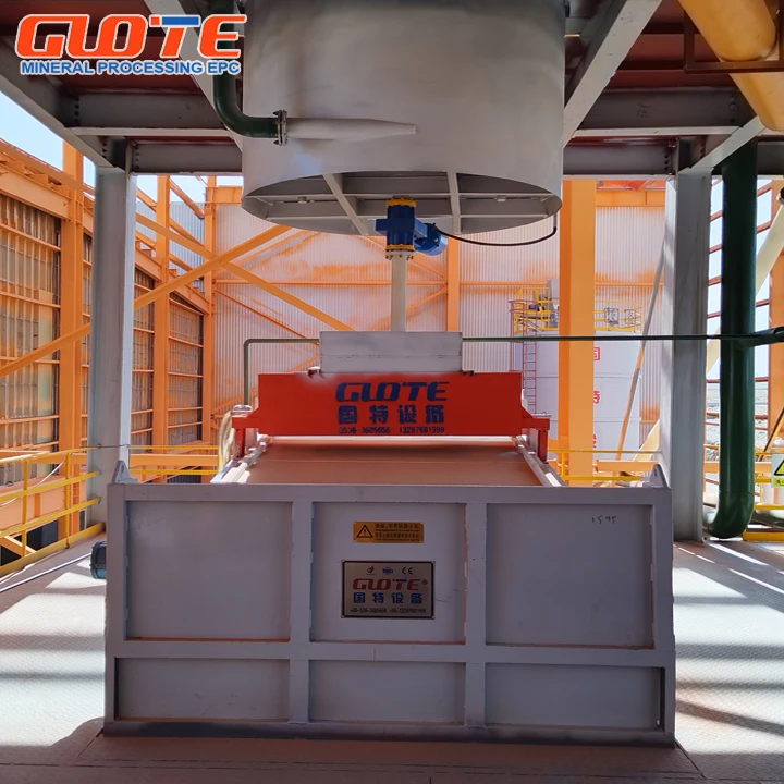 آلة فصل فاصل مغناطيسي رطب من نوع لوحة التعدين عالية الكثافة