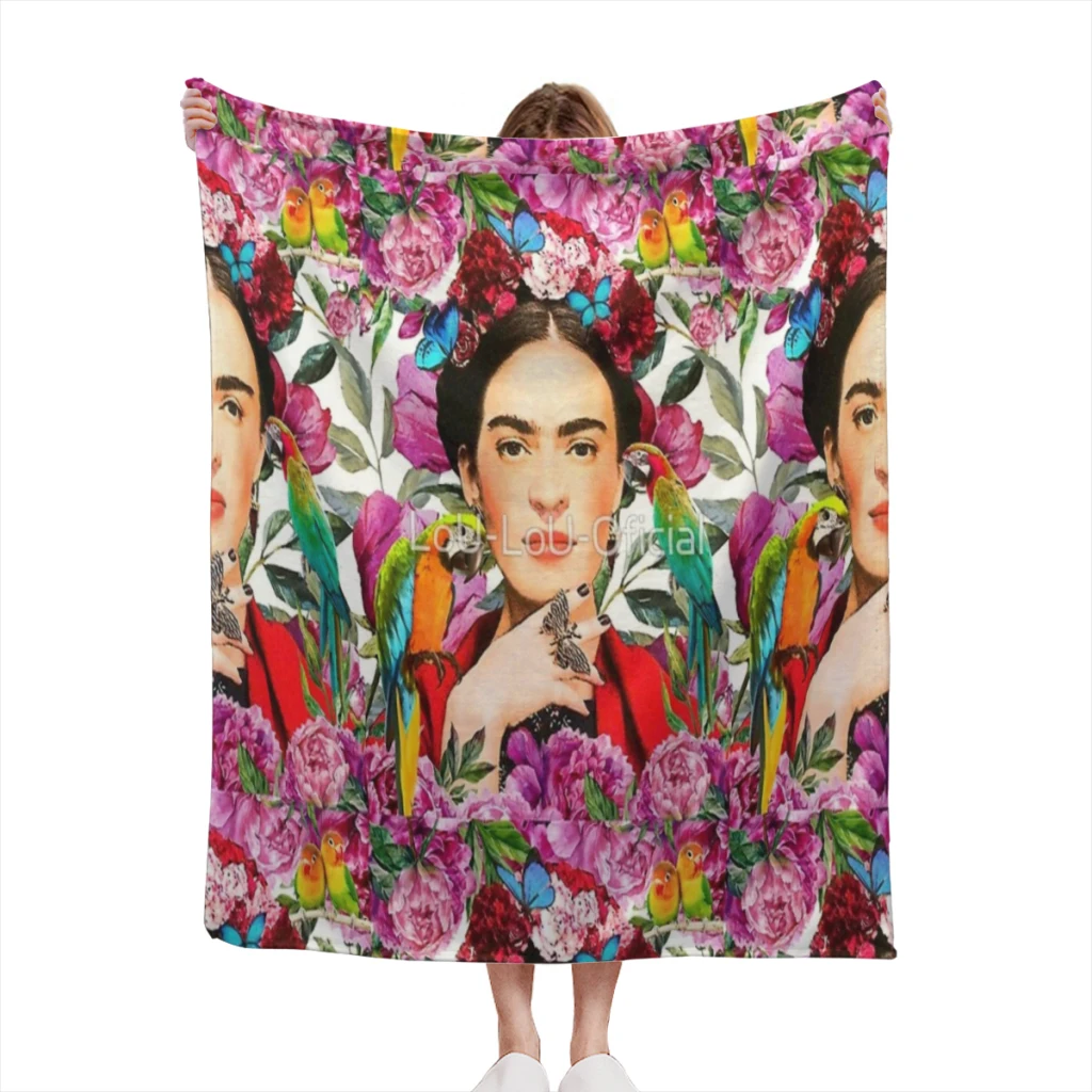 

frida forever Thin Blanket Fluffy Soft Bedroom Decor Sofa Blankets Comforter Home and Decoration Summer Blanket