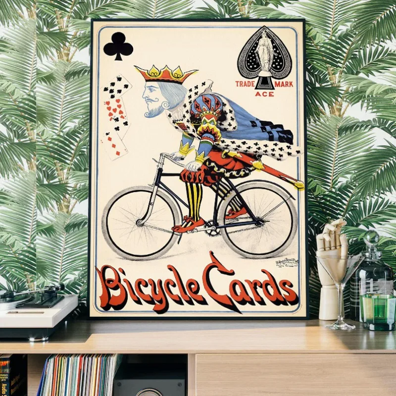 Vintage Poker Queen of Hearts Joker Playing Cards Quotes Aesthetic Poster Canvas Painting Wall Art Pictures Home Interior Decor
