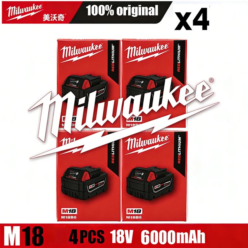 

Milwaukee M12B6 12V 5.0/6.0Ah REDLITHIUM™ Battery – Built for Cold, Durable & Long-Lasting Power on Jobsites