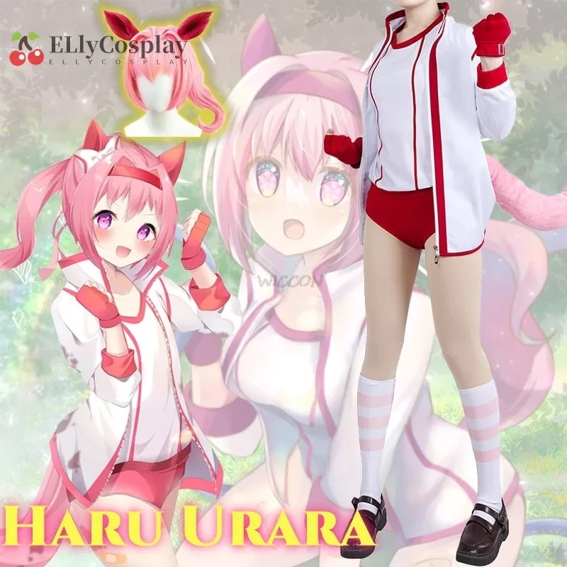 

Хару Уррара Аниме Игра Umamusume: Pretty Derby Косплей Костюм Одежда Парик Униформа Косплей Хару Уррара Финал Костюм Pretty Derby