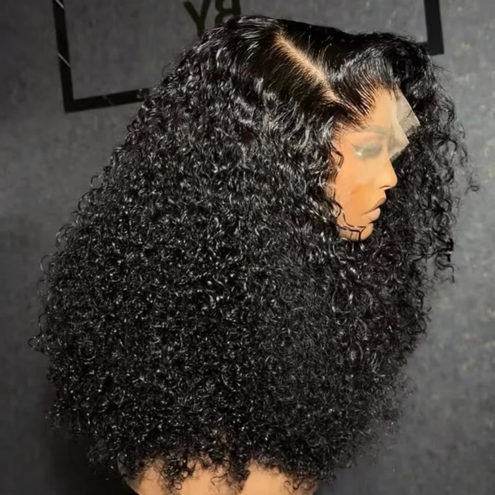 Human Hair 100% Short Bob Wig Burmese Curly 7x5 Glueless Wig Ready To Wear Go Wigs Pre Cut Swiss Lace Wig Original Vietmanese 13x4 13x6 HD Short Deep Water Wave Human Hair Lace Front Wigs For Women Preplucked Invisible Melt Skin 250 Density 16 18 Inch